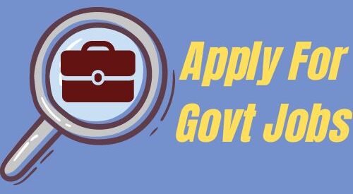 Apply For Govt Jobs